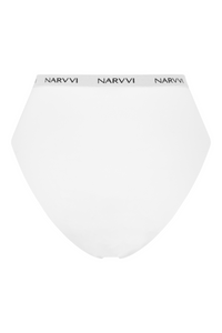 Skinderwear Logo Brief - White - Narvvi