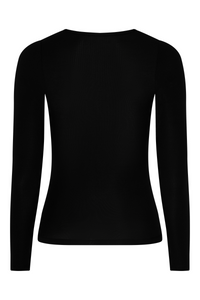 CloudSoft Long Sleeve T-Shirt - Black - Narvvi