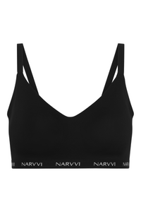 Skinderwear Logo Bra - Black - Narvvi