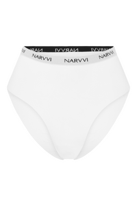 Skinderwear Logo Brief - White - Narvvi